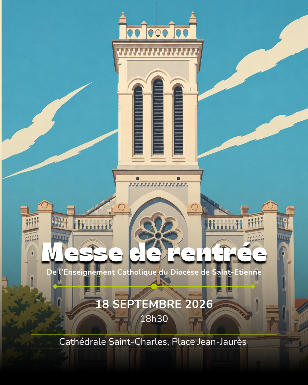 Affiche Messe de Rentrée